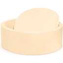 Foam Baby Ball Pit 35.4"x 11.8" for Toddlers, Soft Round Kiddie Playpen Ball Pool for Kids with Soft Memory Sponge for Babies Indoor Game(Balls not Included) Mocha 35.4IN