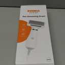 2-in-1 Dog Hair Dryer with Slicker Brush for Small-Sized Dogs and Cats | Pet Hair Dryer | Dog Blow Dryer | 300 Watts, 75-85 dB, Adjustable Temperature, Overheat Protection