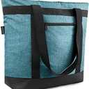BeeGreen Cooler Bag Soft Leakproof Insulated Tote with Zipper for Beach Travel Grocery