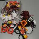36 Pcs Casino Night Party Favors Casino Theme Felt Headband Eyeglasses Beaded Necklaces Dice Dollar Sign Poker Party Decorations Accessories for Las Vegas Game Night Decor Photo Prop Supplies