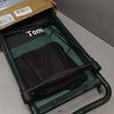 TomCare Garden Kneeler and Seat 10.64 Wider Larger Soft Kneeling Pad Garden Bench with 2 Large Tool Pouches Heavy Duty Garden Stool Foldable Tools Gardening Gifts for Women Men Gardeners (Green)