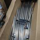 Stainless Steel Canopy Bed Frame Queen Size, Thicken Queen Size Canopy Frame for Metal Bed Wood Bed Bedroom Decor