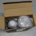 Baderke 25 Set Plastic Cups with Lids and Straws, Disposable Plastic Iced Coffee Cup for Cold Beverage Juice Smoothie Crystal for Coffee Shops Party Catering(Clear,18 oz)