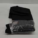 H.VERSAILTEX Armrest Covers for Sofa Water Resistant Couch Arm Covers Remote Control Holder Sofa Armrest Organizer for Magazine, Tablet, Phone, iPad(Set of 2, Black/Grey)