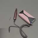 Professional Electric Nail Drill 45000RPM (Portable & Rechargeable) (with 11 Drill Bits ) Cordless Nail File Machine for Shaping, Polishing & Removing Gel Nails for Salon Home (Pink)