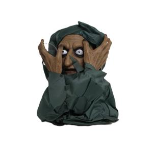 Halloween Decorations Indoor & Outdoor, Life Size Halloween Animatronics Witch Decoration with Motion and Touch Activated Lights & Sounds, Halloween Animatronics Clearance 16"×10"