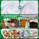 Rtteri 5 Pcs St. Patrick's Day Kitchen Towels Pot Holders and Oven Mitts Set Shamrocks Mittens Oven Glove Potholders Green and Black Buffalo Plaid Kitchen Towels for Irish Farmhouse Decor Accessories