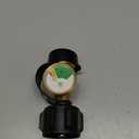 DOZYANT Propane Tank Gauge Level Indicator Leak Detector Gas Pressure Meter Universal for RV Camper, Cylinder, BBQ Gas Grill, Heater and More Appliances-Type 1 Connection