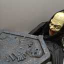 Amazon.com: Haunted Hill Farm Resurrection Mary by Tekky, Battery Operated Timer and Sound Activated Jump-Scare Halloween Animatronic for Indoor or Covered Outdoor Creepy Halloween Decorations, Scary Fright Props : Everything Else