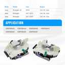 Tailgate Door Latch w/Power Locks for 2007-2017 Jeep Wrangler 2018 Jeep Wrangler JK 3.6L 3.8L 4589584AG 4589584AF 4589584AD