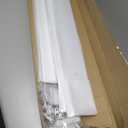 Double Row Curtain Track Ceiling Mounted, Silent Heavy Duty Curtain Track System, Sliding Rails for Curtains, Room Divider for Bedroom Living Room Hospital (Track Ships in Sections with Connectors)