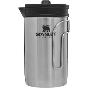 STANLEY All In One French Press Coffee Maker 32 oz | 5 Minute Brew, 4 Hours Hot | Mesh Filter for Coffee Grounds | Insulated Stainless Steel French Press | BPA-Free | Stainless
