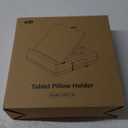 KDD Tablet Pillow Stand with Storage, Foldable iPad Holder for Bed, Lap and Desk, Angle Adjustable Soft Pad Dock with Stylus Mount Compatible with iPad Pro 12.9, 11, Air, Mini, Phones, Books (Green)