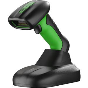 NETUM 2D QR Industrial Bluetooth Barcode Scanner with Charging Dock, Upgraded Wireless 2D/1D Bar Code Reader, 2600mAh Battery, Drop Dust WaterProof, Hands-Free for Windows, Mac, Android, iOS (NT-1950)