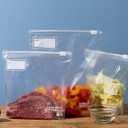 Variety Slider Storage Bags, 4 Sizes- 145 Count, Expandable Bottom, Microwave-Safe, Zero BPA