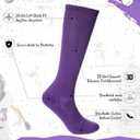 Tradder 1 Pair of Youth Softball Baseball Socks Baseball Belt and Arm Sleeve Combo for Men Boy Girl Football Sports Gift Set(Purple) (Purple)