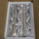 14 Pack Acrylic Sign Holder 4x6 Gold Frames, Wedding Table Number Holders Double Sided Vertical Clear Display Stand, Picture Holders for Tables, Menus, Flyers, Party and Office Decor