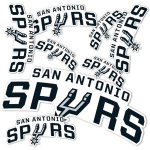 2 x Desert Cactus San Antonio Spurs NBA Officially Licensed Sticker Vinyl Decal Laptop Water Bottle Car Scrapbook (Type 3 Global)