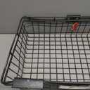 Suncast MB1218B Wire Basket 12x18 Inch, Black
