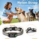 Delupet 2-in-1 Dog Bark & Shock Collar 4500FT Dog Training Collar with Remote, 3 Training Modes & LED Light, IPX8 Waterproof E Collars with Anti-Barking for Small Medium Large Dog (Titanium)