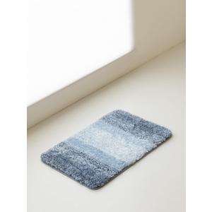 WENSHUO Bathroom Mat 24" x 16",Extra Soft,Absorbent Microfiber Bath Rugs,TPR Non-Slip Bath Carpet,Quick Dry Shaggy Bath Carpet, Suitable for Bathroom Floor, Tub, Shower,Blue