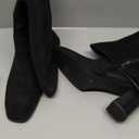 TopWalks Knee High Boots Women Classic Chunky Heel Square Toe Tall Boots For Women High Heel Side Zipper Boots 9.5 Black