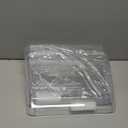 3 Pack Clear Acrylic Single Pocket, Plastic Hanging Wall Mount File Holder for Office Home, Clear