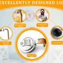 Glass Pitcher With Lid,304 Stainless Steel Lid,2 Seal Ring,64 oz(2 Quart/1.8 Liter),Mason Jar Cold Brew Water Iced Tea Brewing Breast Milk Pitcher,Sun Tea Glass Jar For Outside,Pitchers For Drinks (Brown)