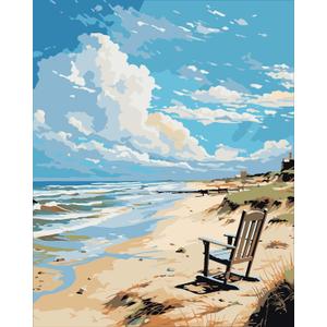 FILASLFT Paint by Numbers for Adults,Adult Paint by Number Kits on Canvas DIY Oil Paint by Numbers Painting Gift Home Decoration for Living Room