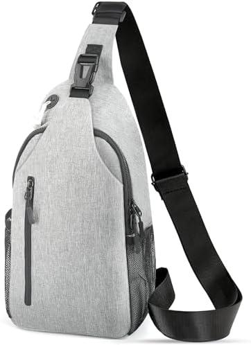 Crossbody Sling Bag for Women & Men, Waterproof Sling Backpack, Lightweight Shoulder Chest Bag for Hiking, Travel