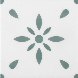Peel & Stick Floor Tile Stickers Vinyl Flooring for Kitchen Bathroom Pet House and More, Waterproof Removable 8x8 inches 20 Pack (Light Green)