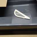 Extra Large Litter Box with Low Entry,Jumbo Cat Litter Box for Kitty and Senior Cats,Cat Box for Indoor Cats,Open Top Corner Litter Pan,Easy to Clean,23.6" L x 15.7" W x 5.9" H (Grey)