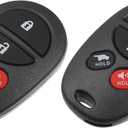ACROPIX 315 MHz Keyless Entry Remote Key Fob Fit for Toyota Highlander 2008-2013 for Toyota Sequoia 2008-2018 GQ43VT20T - Pack of 2 Black