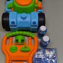 SLOOSH Bubble Lawn Mower Toddler Toys - Leak-Proof Bubble Machine Pretend and Play Gardening Toy for Indoor Outdoor Use, Push Toys Preschool Baby Boys Kids Halloween Birthday Gifts (Blue)