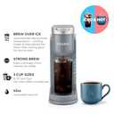 Keurig K-Iced Cafetera helada, cafetera helada de una sola porcin K-Cup, con capacidad de caf caliente y fro, prepara cualquier cpsula K-Cup, gris