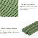 3ft Garden Stakes, Plastic Coated Steel Plant Stakes for Climbing Plants 25pcs