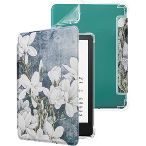 WALNEW Case for 7-inch Kindle Paperwhite 12th Generation 2024 and Colorsoft Signature Edition, Clear Soft TPU Back Protective Cover, Auto Wake/Sleep