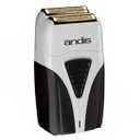 Andis TS-2 17255 Pro Foil Lithium Titanium Foil Shaver, Cord/Cordless, Smooth Shaving Cordless Shaver with Charger, Black