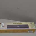 SOULION R50 Bluetooth Computer Speakers for Desktop PC Monitor White,Wired USB Powered 3.5mm Aux PC Speakers Sound Bar,4 Modes LED Lights with Switch Button,Surround Sound Soundbar for Computer