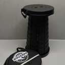 Prestige Outback 2025 Upgraded Collapsible Stool & 3-in-1 Cushioned Carry Bag, Adjustable Height Folding Stool, Telescopic Camping Chair Retractable Seat or Footrest for Outdoors & Travel, Max 620lbs