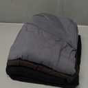 FULLSOFT 4 Pack Fleece Lined Leggings with Pockets for Women High Waisted Thermal Winter Warm Yoga Pants for Workout Running (Large-X-Large, Black,black,gray,brown(4 Pack))