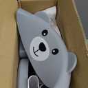 Potty Training Seat, Upgrade Toddler Toilet Seat for Kids Boys Girls, 2 in 1 Potty Training Toilet, Splash Guard Anti-Slip Pad Step Stool(Grey-Pu)