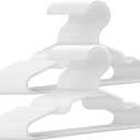 Kids Hangers - 100 Pack, 11.5 Inch White Baby & Toddler Hangers for Closet - Ideal for Baby Standard Use