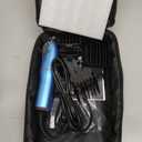 Andis Easy Clip Adjustable Blade Corded Dog Clipper, 11 Piece Kit, Lightweight, Powerful Motor, Blue, 560814