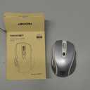 TECKNET Wireless Mouse (BT5.0/3.0 & 2.4G) Rechargeable 4800 DPI Silent USB A & Bluetooth Mouse 6 Buttons, Wide Compatibility