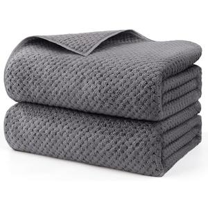 HOMEXCEL Bath Sheets Towels Set Pack of 1 (35 x 70 Inches), Ultra Soft Bath Towels for Bathroom, Lightweight and Quick Drying Towel for Body, Yoga, SPA, Fitness, Grey