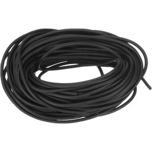 Uxcell Silicone Foam Seal Strip, 2mm(0.08") Dia 8.5 Meters(27.89 Ft) Long Sponge Rubber Weather Seal Strip Round Rubber Cord Solid for DIY Warehouse, Pads, Foam Tubing, Crafts - Black