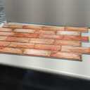 3 ft. x 1 1/2 ft. x 3/16 in Claystone Slate Brown Faux Decorative 3D Wall Panel for Interior (10-PCs)