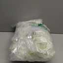 50pcs Hydrangea Artificial Flowers White Faux Hydrangea Flowers Heads with Stems Silk Flowers for Wedding Arch, Table Centerpieces, Home, Garden, Baby Shower, Party Decor