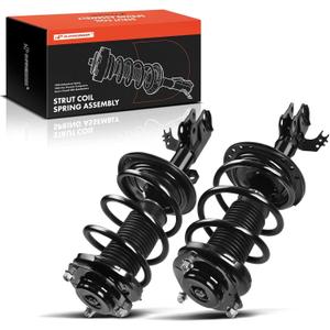 A-Premium Front Pair (2) Complete Shock Struts & Coil Spring Assembly Compatible with Toyota Avalon 2013 2014 2015 FWD, Driver and Passenger Side
